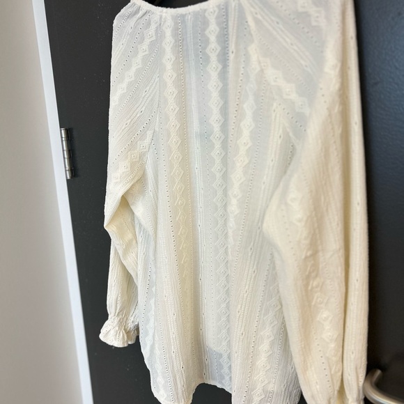 FRYE NWT XL women’s peasant top/cottage core blouse - Picture 6 of 16